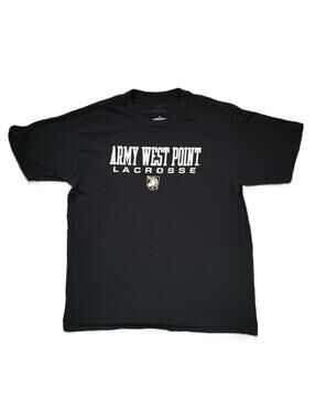 Army West Point Lacrosse Men’s XL Black T-Shirt Military Academy Tee Fanatics